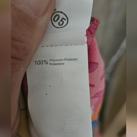 CUPSHE Tropical Collared Button-Up Tank In Bright Shades Pink/blue Multi. S NWT - Picture 4 of 11